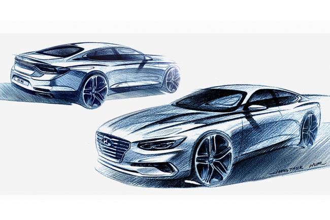 Hyundai affiche les lignes de la prochaine azera 