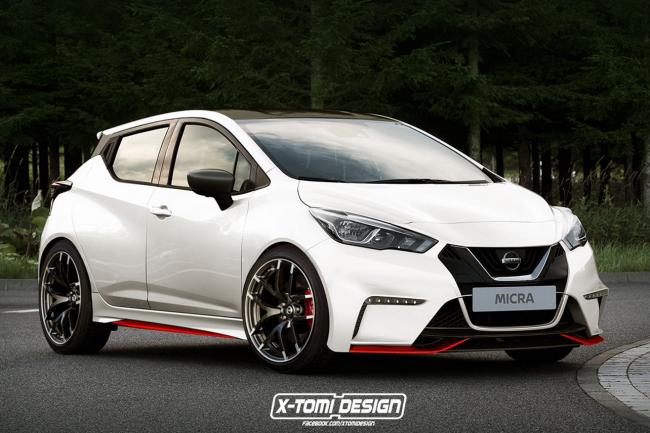 Illustration la nissan micra nismo deja imaginee 