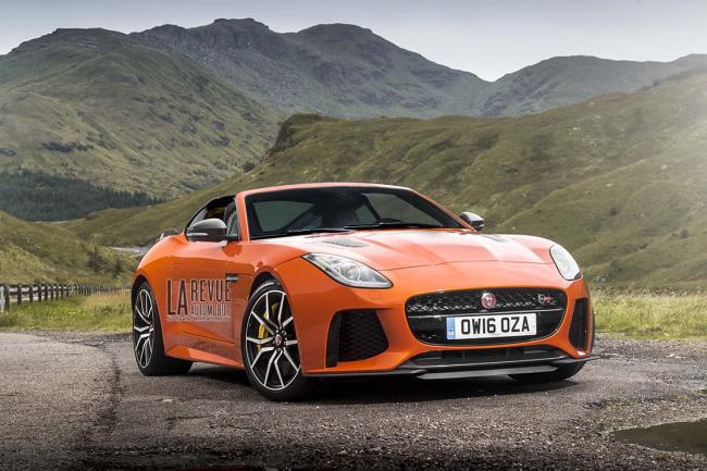 Jaguar f type svr targa une de plus pour le departement svo 