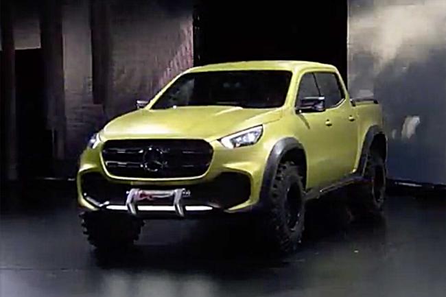 Mercedes lance son pick up le x class 