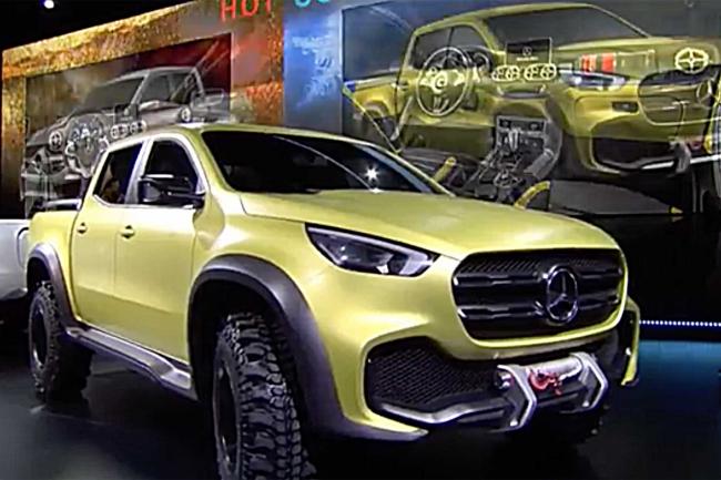 Mercedes lance son pick up le x class 