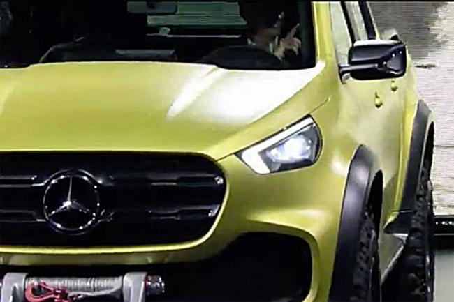 Mercedes lance son pick up le x class 