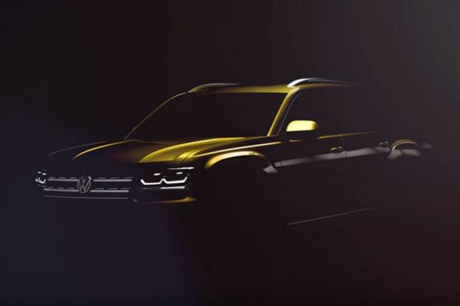 Un teaser video pour decouvrir les formes du suv volkswagen atlas 