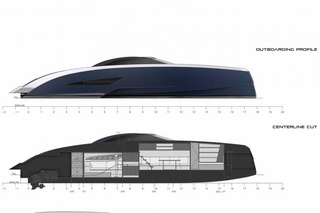 Le yacht en carbone de bugatti niniette par palmer johnson 