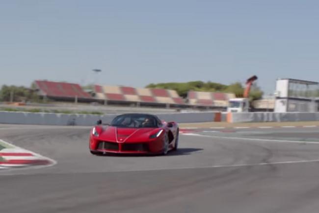 Video sebastian vettel au volant de la ferrari laferrari aperta 