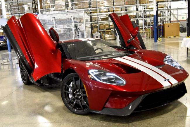 Ford gt le premier exemplaire est sorti des lignes de production 