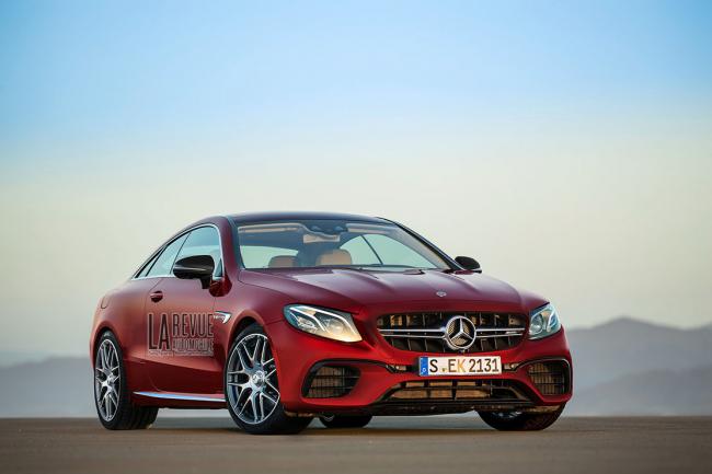 La future mercedes amg e 63 coupe deja illustree 