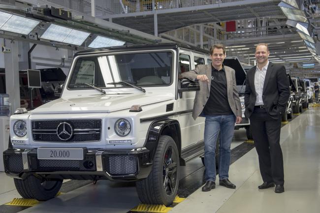 Mercedes classe g 20 000 unites en une annee pour la premiere fois 