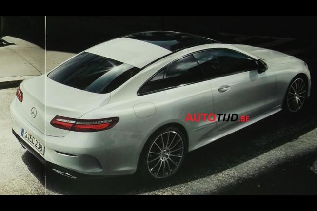 Mercedes classe e coupe le teaser et la fuite avant la presentation 