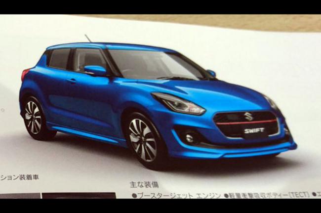 La prochaine suzuki swift se montre en avance 