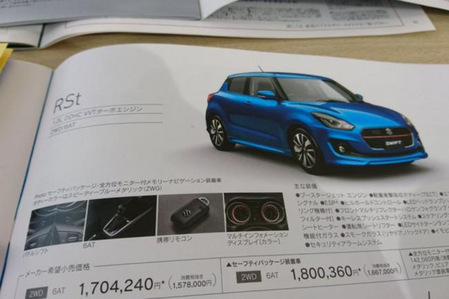 La prochaine suzuki swift se montre en avance 