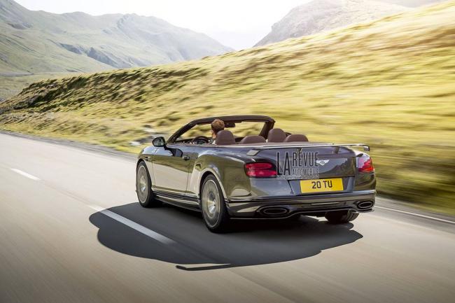 Bentley continental supersports cabriolet ca va decoiffer 