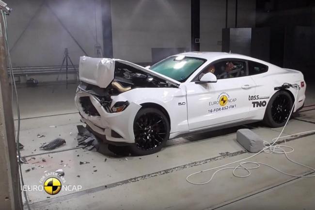 2 etoiles seulement au crash test euro ncap pour la ford mustang 