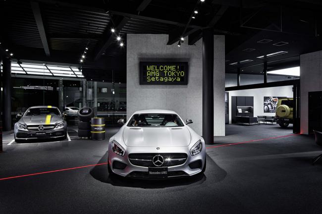 Mercedes amg inaugure sa premiere concession au japon 