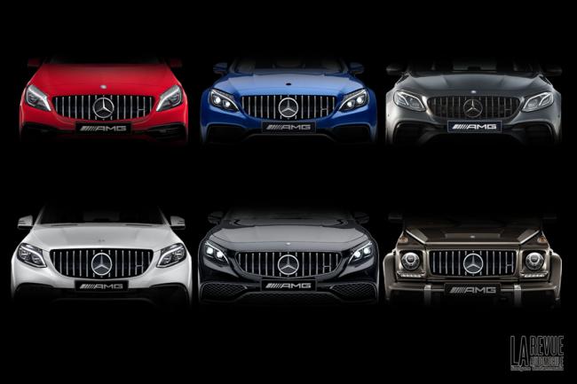 Mercedes amg la calandre verticale generalisee sur tous les modeles 