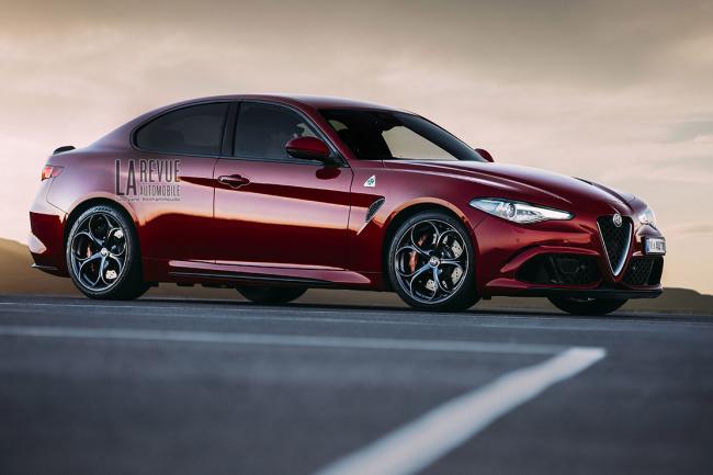 L alfa romeo giulia coupe sera au salon de geneve 