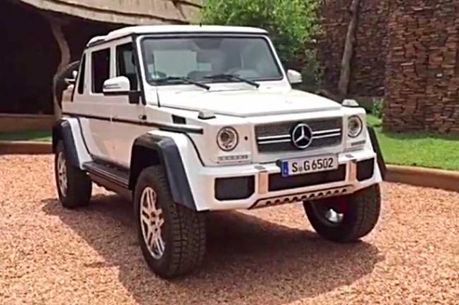 Le 4x4 maybach mercedes maybach g65 4x4sup2 landaulet 