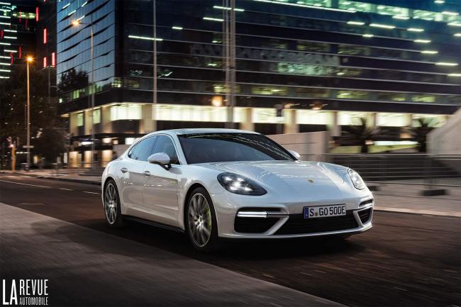 Porsche panamera turbo s e hybride 680 ch dans la berline 