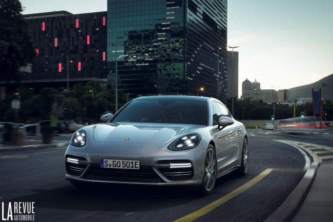 Porsche panamera turbo s e hybride 680 ch dans la berline 