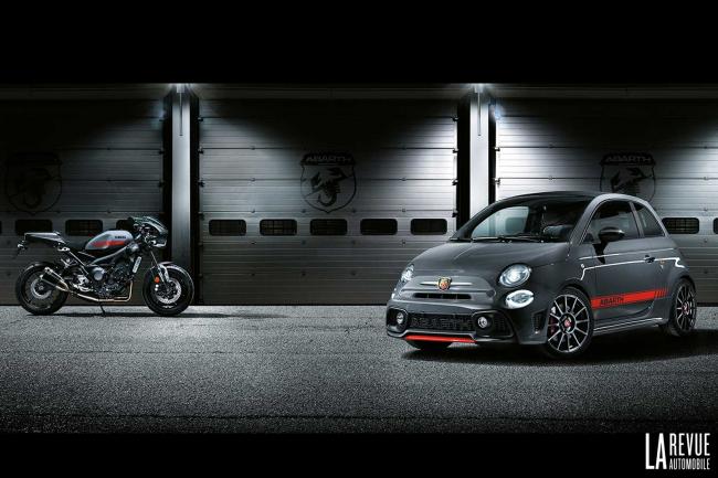 Abarth 695 XSR Yamaha Limited Edition et Yamaha XSR900 Abarth