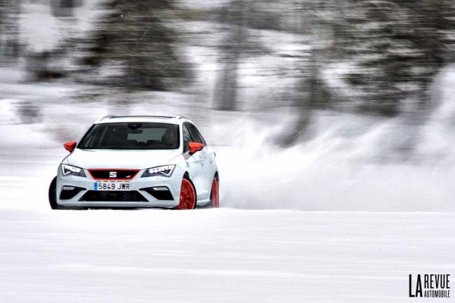 Essai SEAT 4Drive : du flamenco sur glace en LEON CUPRA et Ateca