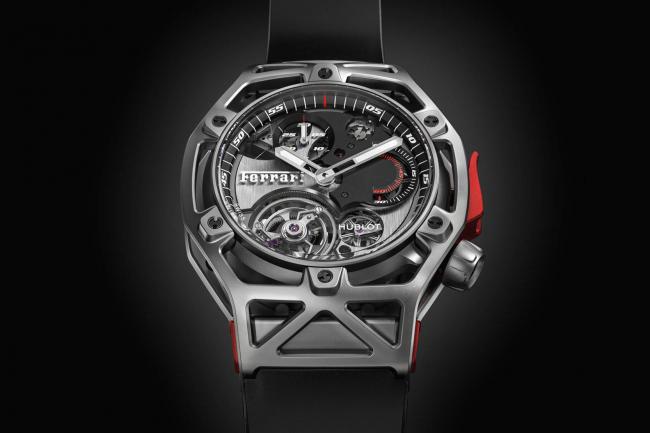 Hublot techframe ferrari 70 year tourbillon chronograph 