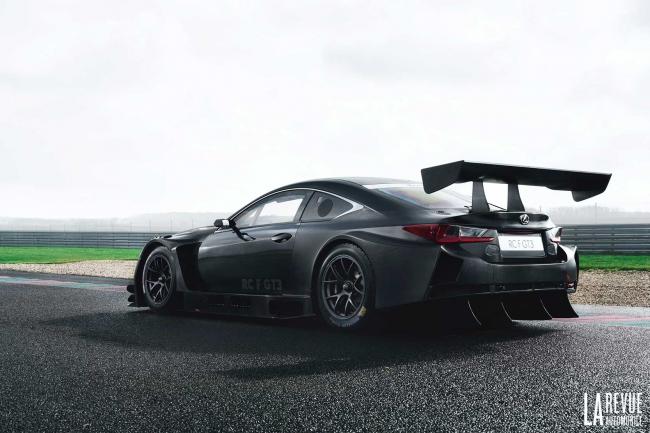 Lexus rc f gt3 en premiere a geneve 