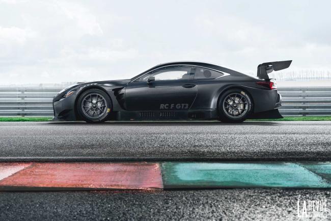 Lexus rc f gt3 en premiere a geneve 