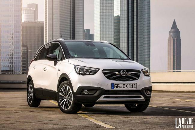 Opel crossland x confirmation des moteurs 