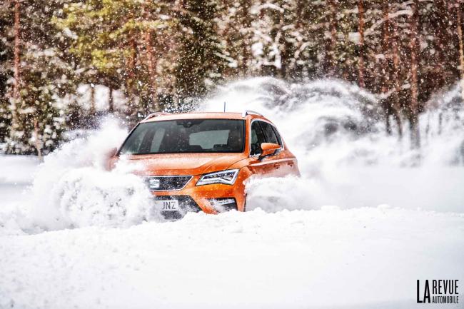 Essai SEAT 4Drive : du flamenco sur glace en LEON CUPRA et Ateca