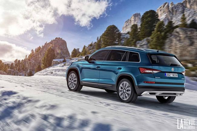 Skoda kodiaq du caractere avec la scout et la sportline 