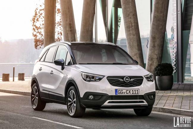 Opel crossland x confirmation des moteurs 