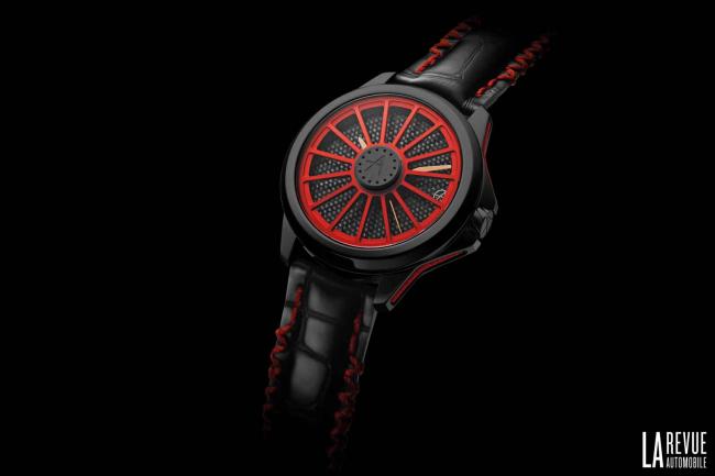 Artya race red oz la montre a effet doptique 