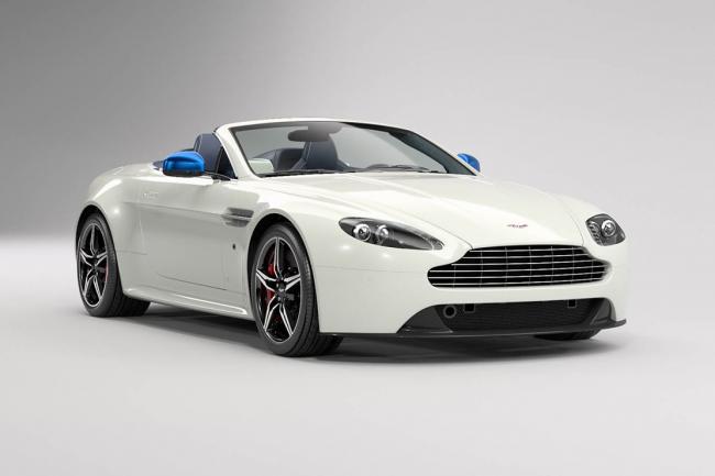 Aston martin vantage great britain vive la reine 