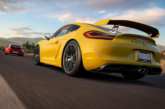 Porsche et turn10 partenaires pour six ans avec la saga forza horizon 