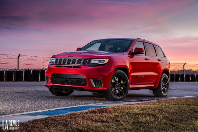 Jeep grand cherokee trackhawk 717 ch sous le capot du suv 