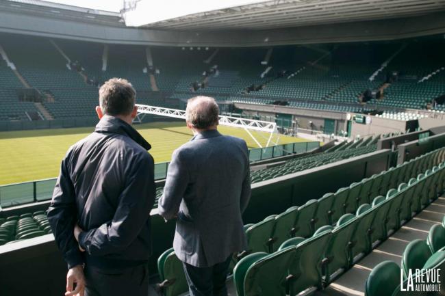 La nouvelle jaguar xf sportbrake sera a wimbledon 