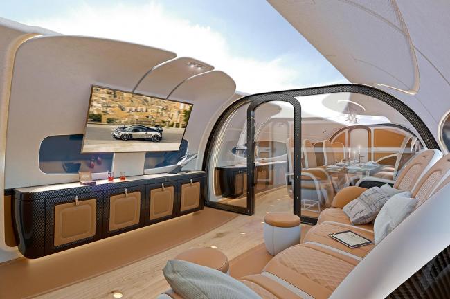 Airbus sassocie a pagani pour creer une cabine tres luxueuse 