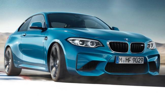 Bmw m2 elle se montre en avance sur le site internet de la marque 