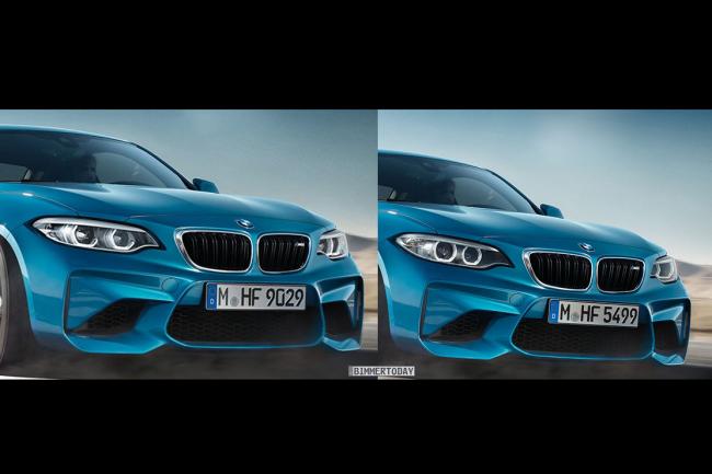 Bmw m2 elle se montre en avance sur le site internet de la marque 