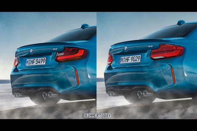 Bmw m2 elle se montre en avance sur le site internet de la marque 