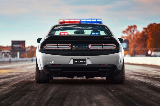 Une dodge challenger demon pour la police americaine 