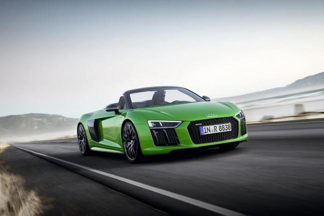 Audi r8 v10 plus spyder toujours plus de puissance 