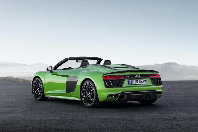 Audi r8 v10 plus spyder toujours plus de puissance 