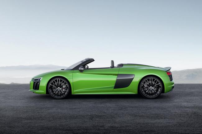 Audi r8 v10 plus spyder toujours plus de puissance 