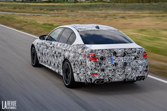 La bmw m5 fait entendre les vocalises de son v8 4 4 litres 