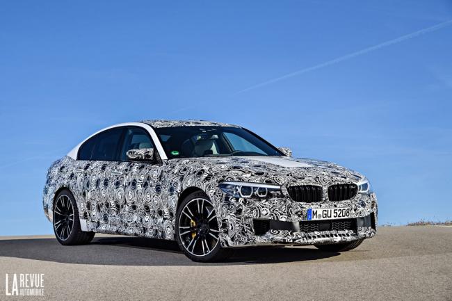 La bmw m5 fait entendre les vocalises de son v8 4 4 litres 