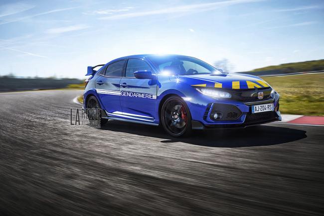 Honda dit oui à la Civic Type-R Gendarmerie