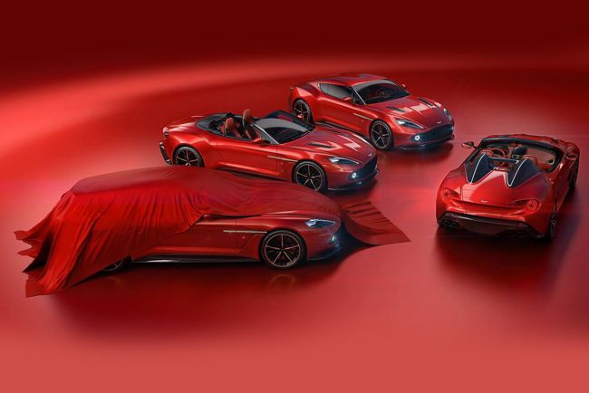 Aston martin vanquish zagato le speedster et le shooting brake 