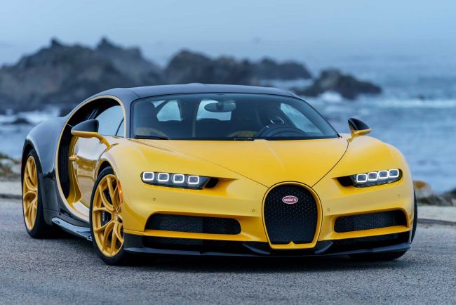 La premiere bugatti chiron americaine est a pebble beach 